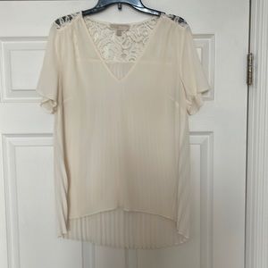 Cream blouse